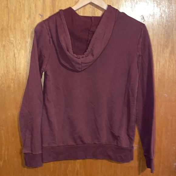 •BELLE DU JOUR•BROWN LIGHTWEIGHT SWEATSHIRT HOODIE SIZE MEDIUM EUC - Picture 6 of 8